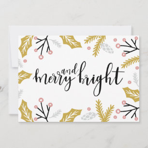 Fröhlich & Hell   Foto-Weihnachtskarte Feiertagskarte