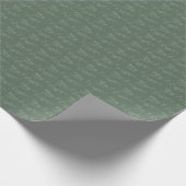 Fröhlich & Hell | Grün Geschenkpapier (Ecke)