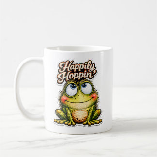 🐸 Fröhlich hüpfend – Süße Frosch-Kaffeetasse ☕✨ Kaffeetasse