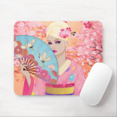 Fröhlich in Japan Mousepad (Mit Mouse)