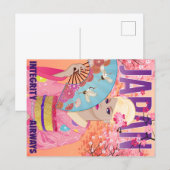 Fröhlich in Japan Postkarte (Vorne/Hinten)