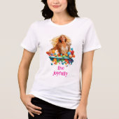 fröhlich leben Tri-Blend shirt (Vorderseite)