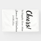 Fröhlich nach dem Hinzufügen von Paarnamendatum Banner (Horizontal)