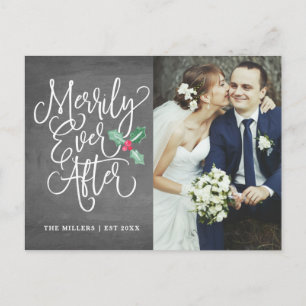 Fröhlich überhaupt nach Feiertags-Foto danke Feiertagspostkarte