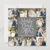 Fröhlich überhaupt, nachdem Foto-Karte des Dankeskarte (Vorderseite)