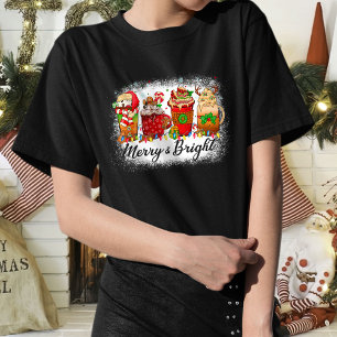Fröhlich und britisch, Familienweihnachtsmatte T-Shirt