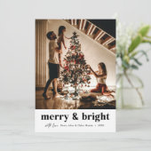 Fröhlich und hell Boho Vintage Weihnachten (Stehend Vorderseite)