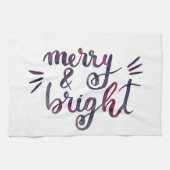 Fröhlich und hell - bordeauxrot geschirrtuch (Horizontal)