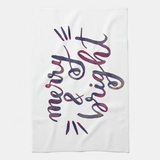 Fröhlich und hell - bordeauxrot geschirrtuch (Vertikal)