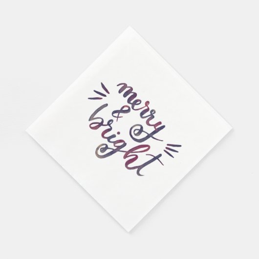 Fröhlich und hell - bordeauxrot serviette (Ecke)