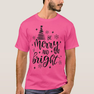 Fröhlich und hell Christliche Pyjama Cooler XMas B T-Shirt