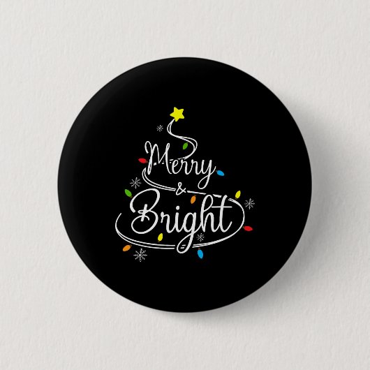 Fröhlich und hell Das ist die Weihnachtsfeier der  Button (Vorderseite)