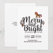 fröhlich und hell einladung (Vorne/Hinten)