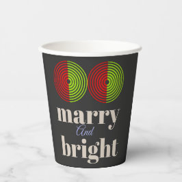 "Fröhlich und hell: Feiern Sie die Freude der Jahr Pappbecher