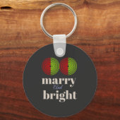 "Fröhlich und hell: Feiern Sie die Freude der Jahr Schlüsselanhänger (Vorderseite)