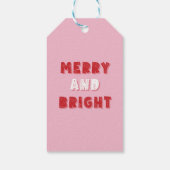 Fröhlich und hell, frohe Weihnachten, Weihnachten, Geschenkanhänger (Rückseite)