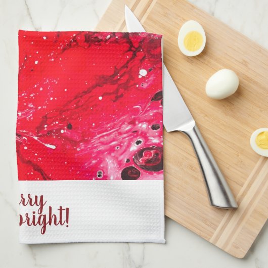 Fröhlich und hell geschirrtuch (Viertel Falte)