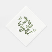 Fröhlich und hell - grün serviette (Ecke)