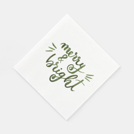 Fröhlich und hell - grün serviette (Ecke)