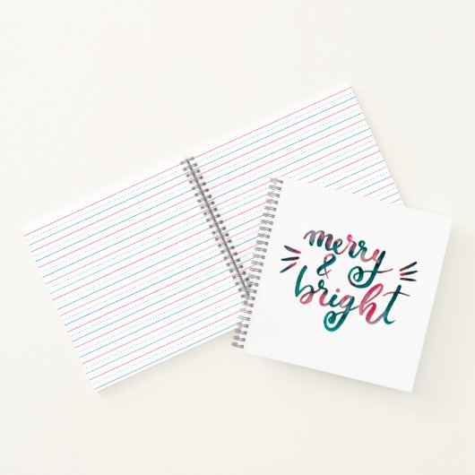 Fröhlich und hell - grün und rosa notizblock (Innenseite)