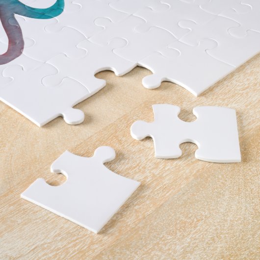 Fröhlich und hell - grün und rot puzzle (Seite)