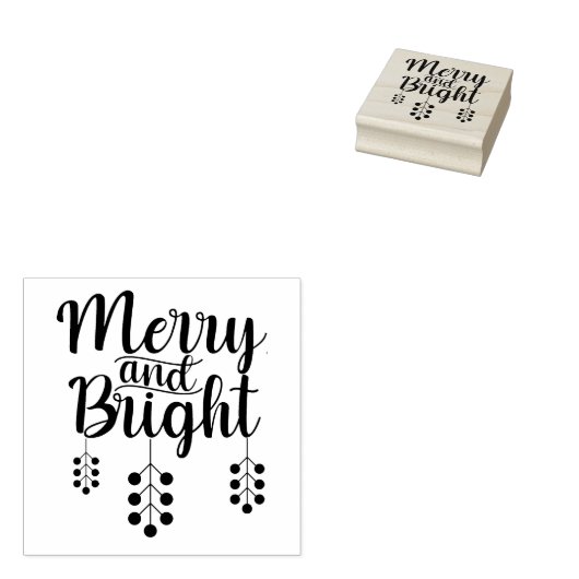 fröhlich und hell gummistempel (Stempel)