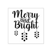 fröhlich und hell gummistempel (Prägung)