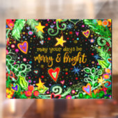 Fröhlich und hell! "Inspirivity"-Fensterheber Fensteraufkleber (Blatt 2)