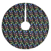 Fröhlich und Hell Polyester Weihnachtsbaumdecke (Vorderseite)