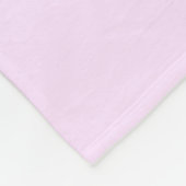 Fröhlich und hell rosa und Lila Weihnachtsbäume Fleecedecke (Ecke)