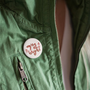 Fröhlich und hell - rot button