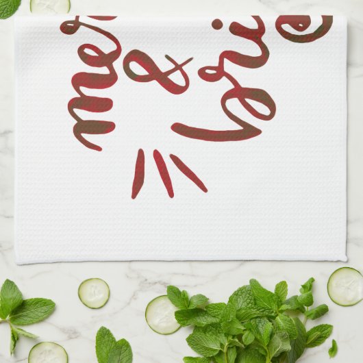 Fröhlich und hell - rot geschirrtuch (Gefaltet)