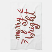 Fröhlich und hell - rot geschirrtuch (Vertikal)