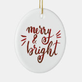 Fröhlich und hell - rot keramik ornament (Rechts)