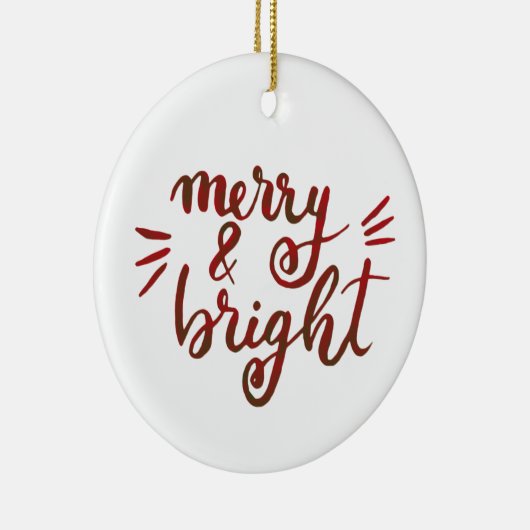 Fröhlich und hell - rot keramik ornament (Rechts)