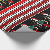 Fröhlich und hell, Weihnachten Geschenkpapier (Ecke)