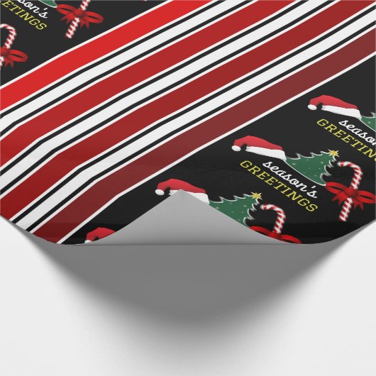 Fröhlich und hell, Weihnachten Geschenkpapier (Ecke)