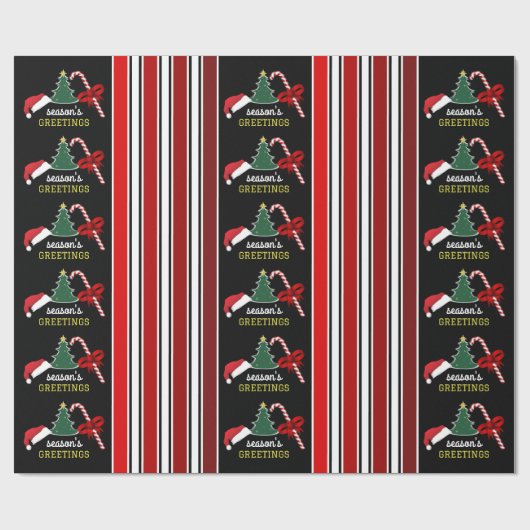 Fröhlich und hell, Weihnachten Geschenkpapier (Flach)