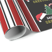 Fröhlich und hell, Weihnachten Geschenkpapier (Rolleneckpunkt)