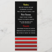 Fröhlich und hell, Weihnachten Menükarte (Rückseite)