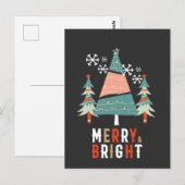 Fröhlich und hell - Weihnachten Postkarte (Vorne/Hinten)