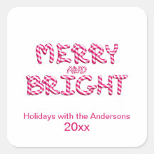 Fröhlich und hell Weihnachts Candy Cane Red