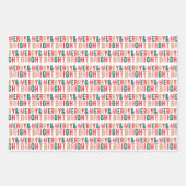 Fröhlich und hell, Weihnachtsbaum, Weihnachten Geschenkpapier Set (Vorderseite 3)