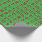 Fröhlich und Lustig Geschenkpapier (Ecke)