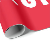 Fröhlich und schwanger zu Weihnachten Geschenkpapier (Rolleneckpunkt)