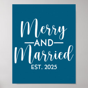 Fröhlich Verheiratet 2025 Weihnachten Paare Glaube Poster