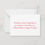 fröhlich&verheiratet, frisch verheiratet Foto Urla Mitteilungskarte (Rückseite)