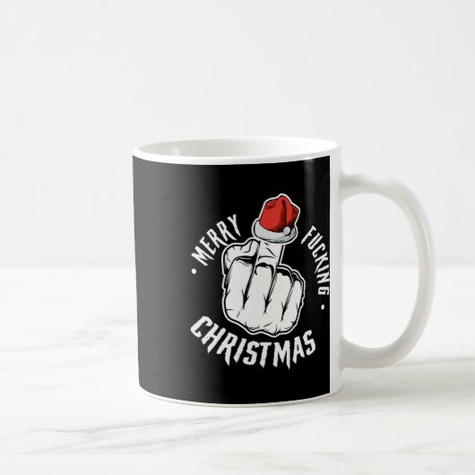 Fröhlich Weihnachten unpassende Männer Erwachsener Kaffeetasse (Rechts)
