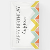 fröhlich Zickzack Banner (Vertikal)