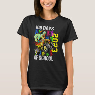 Fröhliche 100. Schultage Lehrer schaffen 100 Ta T-Shirt